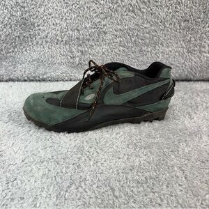 Nike ACG SPD Mountain Bike Cycling Shoes Size 13 Green And Black With Cleats